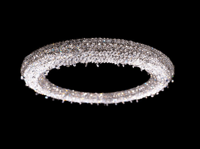 Circle Crystal Pendant Lamp | Manooi Crystal Chandeliers
