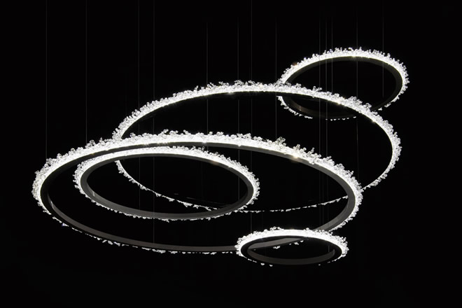 HALO &#8211; the most versatile chandelier of Manooi collection, Manooi Crystal Chandeliers