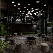 Award-Winning Penthouse in Dubai, Manooi Crystal Chandeliers