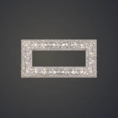 Lámpara de cristal con forma de koi