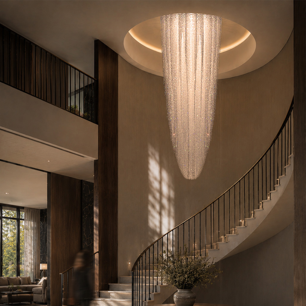 Burj crystal chandelier by Manooi
