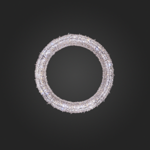 Comet Circle crystal chandelier