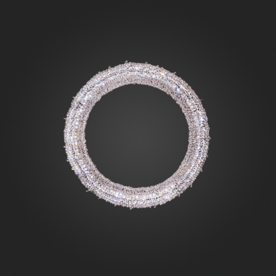 Comet Circle crystal chandelier