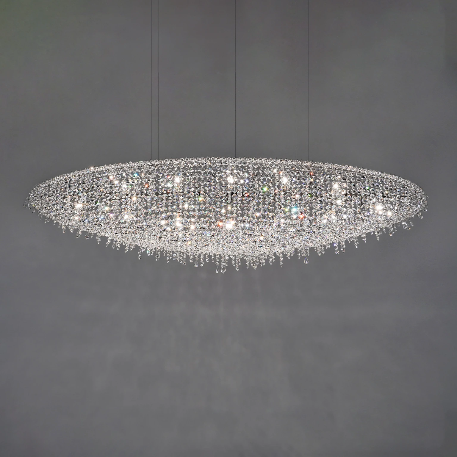 iceberg oval manooi crystal chandelier 3
