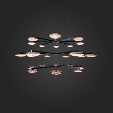 Origo Star luxury crystal chandelier by Manooi – contemporary design lighting