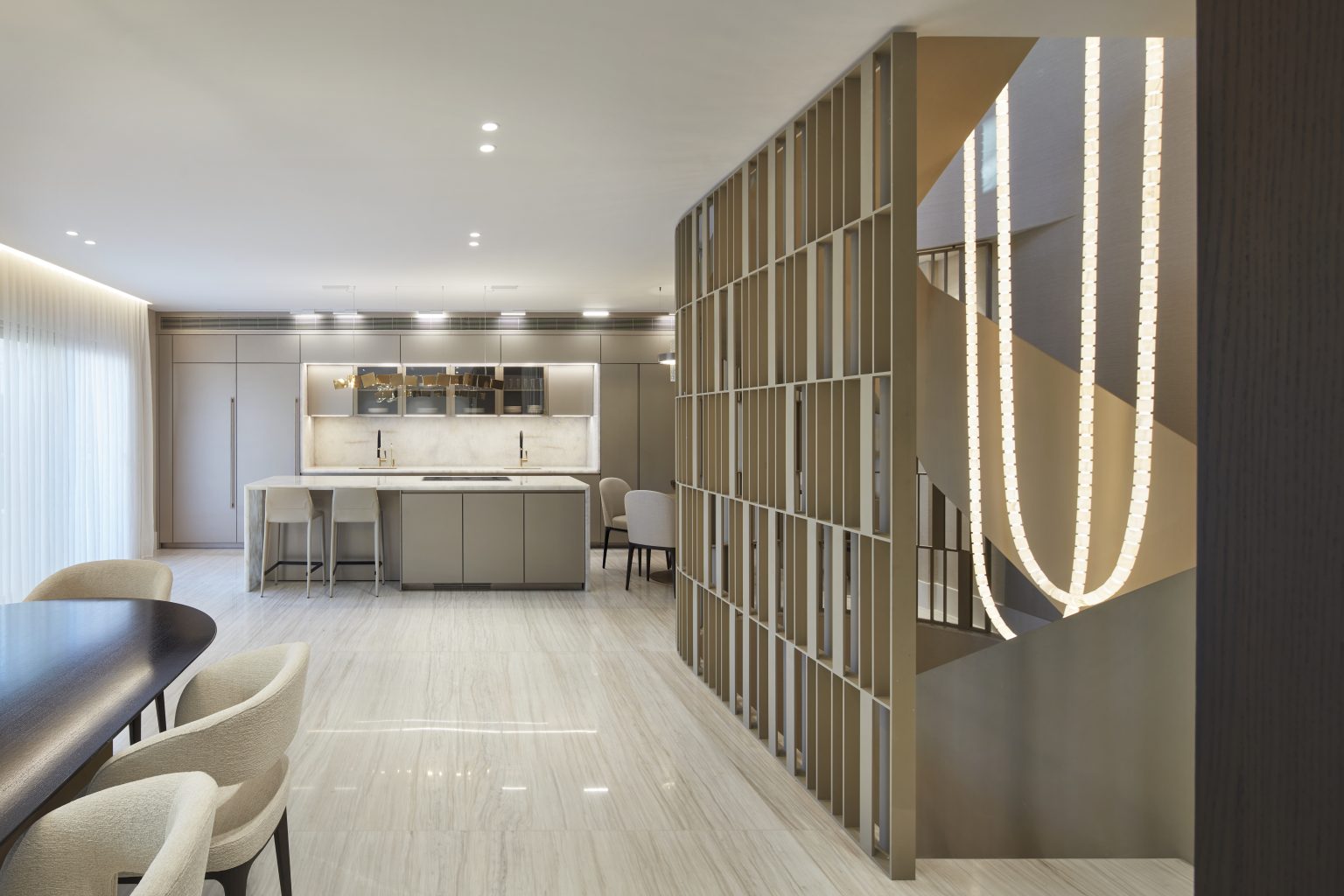Image showcasing Jewel Lights Up a Sophisticated Penthouse Duplex | Manooi Crystal ...